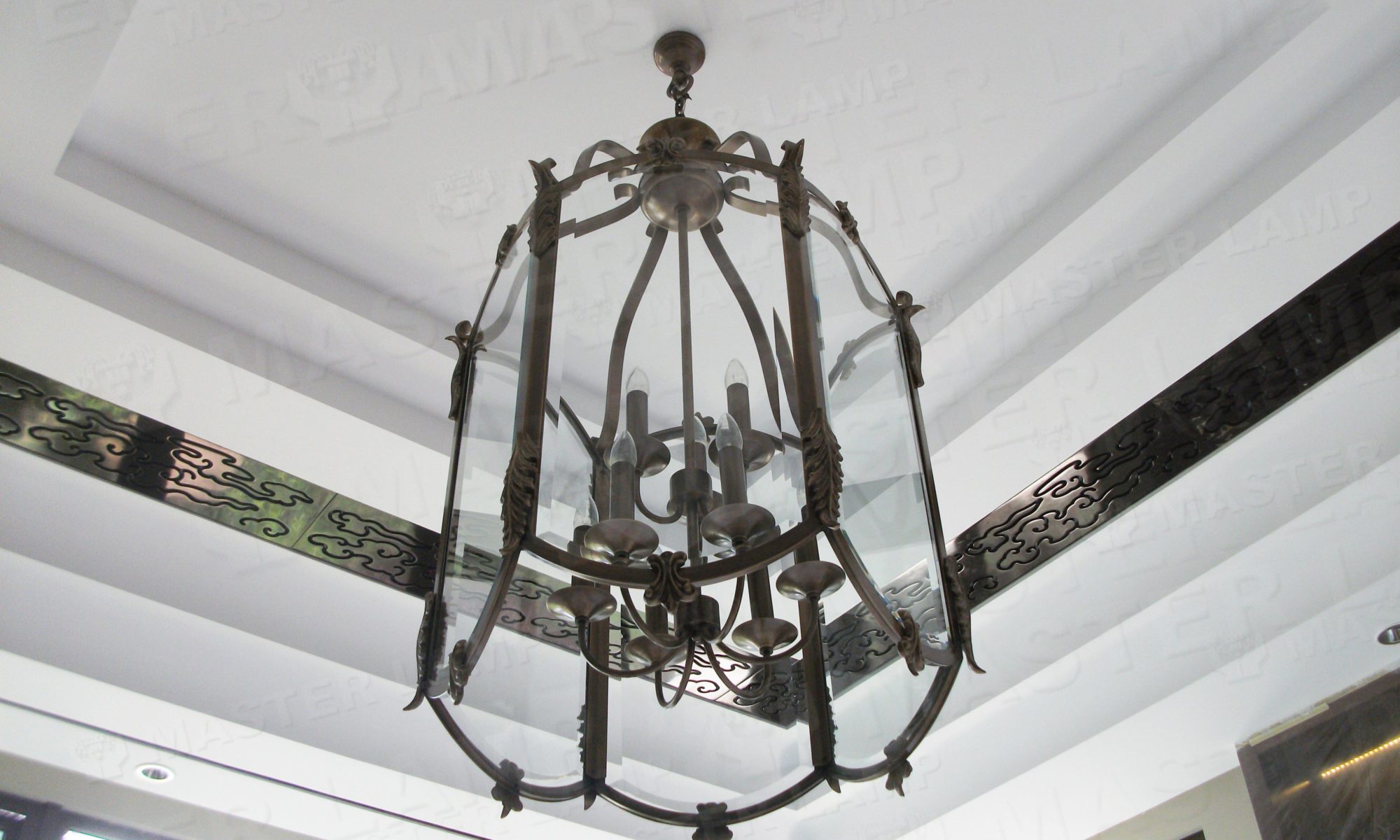 glass lantern lamp
